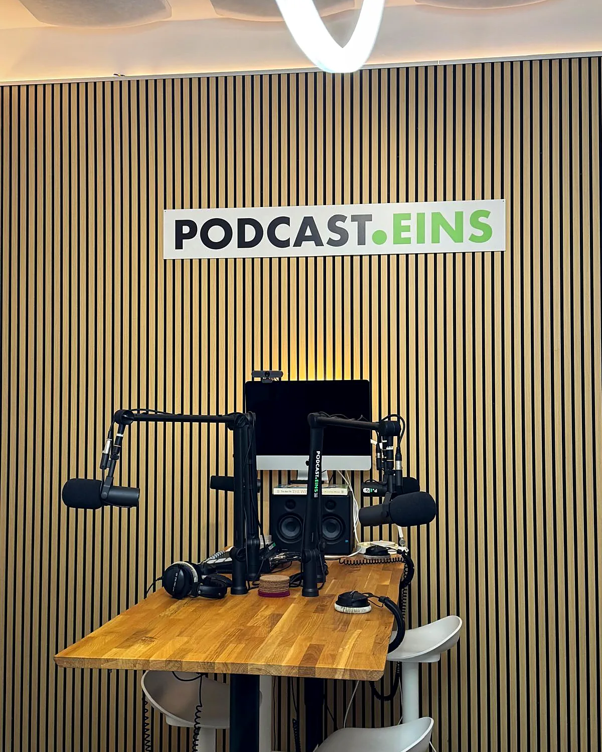 Podcast-Studio von PODCAST.EINS am Flughafen Tempelhof in Berlin
